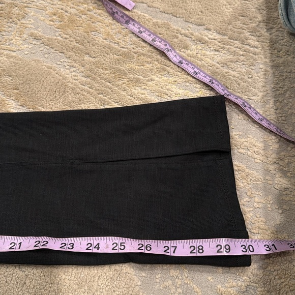 Vuori lux ribbed spilt hem bootcut pants size XS black in EUC - Picture 10 of 11